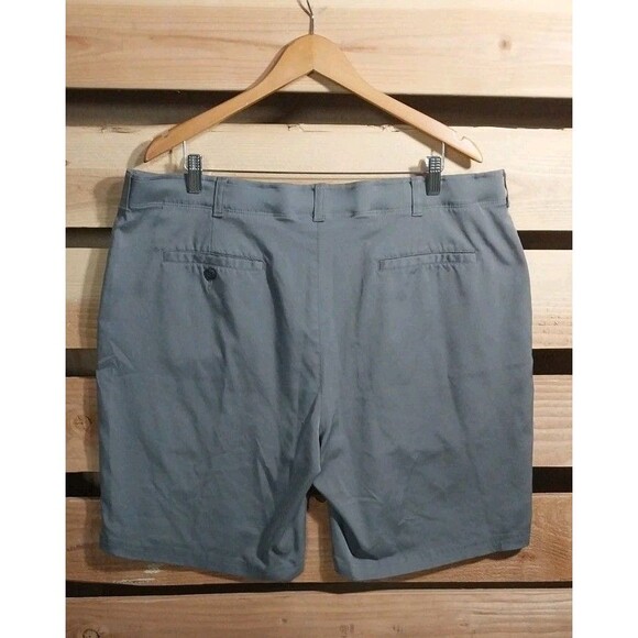 PGA Tour Mens Golf Shorts Size 42 Gray Pockets Flat Front Twill Lightweight EUC - Picture 2 of 12